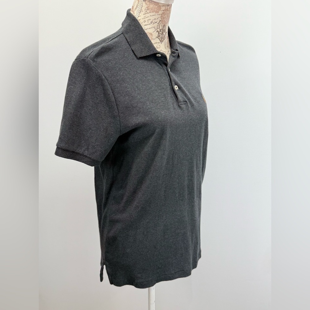 POLO by RALPH LAUREN Women's Charcoal Short-Sleeve Polo size S - Picture 7 of 12